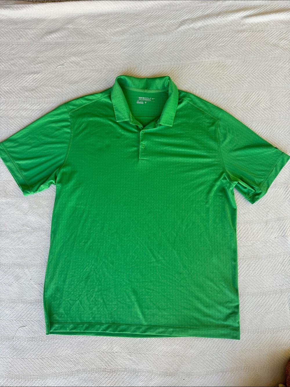 XL Nike Men's Green Performance Golf Polo